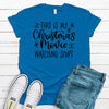 This Is My Christmas Movie Watching Shirt,  Premium Cotton Unisex Tee, Plus Size 2x, 3x, 4x, Christmas Holiday Tee