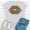 Leopard Print Lips, Premium Soft Tee, Soft Tee Shirt, Valentine Shirt, Couples Shirt, Valentine Lips