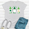 Saint Patrick's Day Gnomes, Premium Unisex Soft Tee Shirt, Plus Size Available, Lucky Gnomes, Irish Gnomes