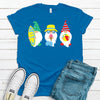 Summer Gnomes, Premium Cotton Tee , Soft Tee Shirt, Plus Size Available, Beach Gnomes, Summer Holiday