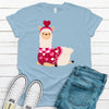 Valentine's Day Tee, Valentine's Day Llama, Red Heart Llama,  Premium Unisex Soft Tee Shirt, Plus Size Available