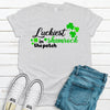 Luckiest Shamrock In The Patch, Premium Tee , Soft Tee Shirt, Plus Size Available, Saint Patrick's Day Tee