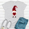 Valentine Buffalo Plaid Gnome, Premium Soft Tee, Soft Tee Shirt, Valentine Shirt, Couples Shirt, Gnome Hearts