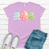 Three Colorful Easter Eggs, Premium Tee, Choice Of Shirt Color, Easter Eggs Tee Shirt, Cute Easter Shirt