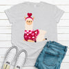 Valentine's Day Tee, Valentine's Day Llama, Red Heart Llama,  Premium Unisex Soft Tee Shirt, Plus Size Available