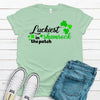 Luckiest Shamrock In The Patch, Premium Tee , Soft Tee Shirt, Plus Size Available, Saint Patrick's Day Tee