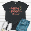 Happy Summer Y'all, Premium Unisex Tee, Plus Size Available 2x, 3x, 4x, Summer Tee, Vacation Shirt