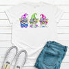 Flower Spring Gnomes, Pretty Pastel Flowers, Gnome Shirt, Gnome Lover, Premium Unisex Tee, Plus Size 2x, 3x, 4x, Boho Gnomes, Spring Flowers