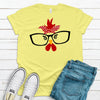 Chicken With Glasses, Premium Soft Unisex Tee, Plus Size 2x, 3x, 4x, Funny Chicken Shirt, Super Cute Shirt