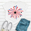 Independence Day Shirt, Fireworks, Fun Summer Tee, 4th Of July, Freedom, USA, Soft Unisex Tee, Plus Size 2x, 3x, 4x Available