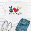 Cinco De Mayo, Peace Love Margarita, Premium Soft Unisex Tee, Plus Size 2x, 3x, 4x, Fun Drinking Shirt