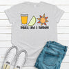 Tequila Lime And Sunshine,  Premium Cotton Unisex Tee, Plus Size 2x, 3x, 4x, Tequila, Cinco De Mayo, Margarita Lover