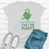 Sometimes I Wet My Plants, Premium Cotton Unisex Tee, Plus Size 2x, 3x, 4x, Funny Garden Tee, Gardener Gift, Plant Lover, Garden Gift