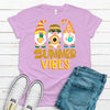 Summer Vibes Gnomes, Premium Soft Tee, Plus Sizes Available, 2x, 3x, 4x, Cute Summer Shirt, Beach Tee, Sand And Sun, Vacation Gnome Tee