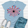 Independence Day Shirt, Fireworks, Fun Summer Tee, 4th Of July, Freedom, USA, Soft Unisex Tee, Plus Size 2x, 3x, 4x Available