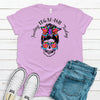 Feeling IDGAF-ISH Today, Premium Soft Unisex Tee, Plus Size 2x, 3x, 4x, Fun Sarcastic Shirt, Girl Skull