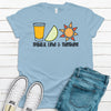 Tequila Lime And Sunshine,  Premium Cotton Unisex Tee, Plus Size 2x, 3x, 4x, Tequila, Cinco De Mayo, Margarita Lover