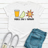 Tequila Lime And Sunshine,  Premium Cotton Unisex Tee, Plus Size 2x, 3x, 4x, Tequila, Cinco De Mayo, Margarita Lover