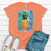 Summer Vibes Pineapple Tee, Vacay Tee, Beach Vacation, Premium Soft Shirt, Plus Sizes 2x, 3x, 4x Available, Vacation Shirt, Beach Tee