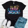 Hello Summer, Sunshine, Ocean, Beach Vacation, Premium Soft Shirt, Plus Sizes 2x, 3x, 4x Available, Vacation Shirt, Beach