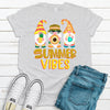 Summer Vibes Gnomes, Premium Soft Tee, Plus Sizes Available, 2x, 3x, 4x, Cute Summer Shirt, Beach Tee, Sand And Sun, Vacation Gnome Tee