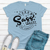 Throw Sass Around Like Confetti, Super Sassy Shirt, Fun Sassy Gift, Design, Premium Cotton Tee , Soft Shirts, Plus Size 2x, 3x, 4x Available