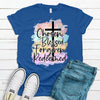 Chosen Blessed Forgiven Redeemed, Cross, Premium Soft Tee Shirt, Plus Sizes 2x, 3x, 4x Available, Religious Shirt, Christian Tee Shirt