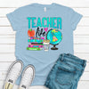 Teacher Gift, Super Cute Teacher Shirt, Teacher Shirt, Books And Globe, Premium Unisex Tee, Soft Tee Shirt, Plus Sizes 2x, 3x, 4x Available