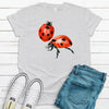 Super Cute Lady Bugs Shirt, Adorable Gift, Spring Time Shirt, Gift, Premium Unisex Soft Tee Shirt, Plus Sizes 2x, 3x, 4x Available