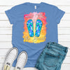 Meet Me At The Beach, Flip Flops, Vacay Tee, Beach Vacation, Premium Soft Shirt, Plus Sizes 2x, 3x, 4x Available, Vacation Shirt, Beach Tee