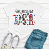 God Bless The USA, Premium Soft Unisex Tee, Plus Size 2x, 3x, 4x Available, Independence Day, Red White And Blue Flag