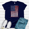 USA Baseball Flag, Premium Soft Unisex Tee, Plus Size 2x, 3x, 4x Available, Independence Day Baseball Shirt, 4th Of July Shirt