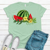 Beautiful Watermelon, Summer Melon Shirt, One In A Melon, Premium Soft Tee Shirt, Plus Sizes Available 2x, 3x, 4x, Unique Design