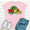 Beautiful Watermelon, Summer Melon Shirt, One In A Melon, Premium Soft Tee Shirt, Plus Sizes Available 2x, 3x, 4x, Unique Design