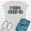 Christmas Shirt, Merry Christmas Polka Dot, Red And Green Christmas, Premium Soft Unisex Shirt, Plus Sizes Available 2x, 3x, 4x,