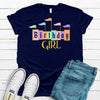 Cute Birthday Girl, Birthday Announcement, Birthday Party Shirt, Premium Soft Tee Shirt, 2x, 3x, 4x Plus Size Available