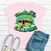 I'd Rather Be Camping, Cute Camping Shirt,  Premium Cotton Unisex Tee, Plus Size 2x, 3x, 4x Available, Retro Camping Shirt,