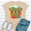 Summer Vibes, Sunglasses, Beach Scene,  Premium Soft Shirt, 2x, 3x, 4x, Plus Sizes Available, Summer Time Beach Scene, Vacation Tee Shirt