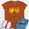 Beautiful Fall Leaves, Maple Leaves, Fall Shirt, Premium Soft Tee, Plus Sizes 3x, 4x Available, Halloween Design, Fall Design