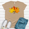 Beautiful Fall Leaves, Maple Leaves, Fall Shirt, Premium Soft Tee, Plus Sizes 3x, 4x Available, Halloween Design, Fall Design