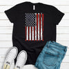 USA Baseball Flag, Premium Soft Unisex Tee, Plus Size 2x, 3x, 4x Available, Independence Day Baseball Shirt, 4th Of July Shirt