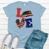 Love Flip Flop Camper, Premium Soft Unisex Tee, Plus Size 2x, 3x, 4x Available, Independence Day Shirt, 4th Of July Shirt, Camping USA Shirt