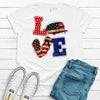 Love Flip Flop Camper, Premium Soft Unisex Tee, Plus Size 2x, 3x, 4x Available, Independence Day Shirt, 4th Of July Shirt, Camping USA Shirt