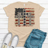 Three Crosses, American Flag, Patriotic Shirt, Premium Soft Tee Shirt, Choice Of Colors , America Shirt, God Bless America Shirt