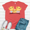 Hanging With My Peeps, Super Cute Chicks And Easter Eggs, Easter Tee Shirt, Spring Chickens, Premium Soft Unisex Tee Shirt, Choice Of Colors