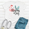 Super Fun Christmas In July, Flamingo Summer Shirt, Premium Cotton Tee , Soft Tee Shirt, Plus Size Available 2x, 3x 4x