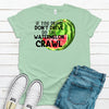 If You Drink Don't Drive Do The Watermelon Crawl, Summer Watermelon, County Fair, Premium Soft Unisex Tee, Plus Size 2x, 3x, 4x Available