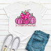 In October We Wear Pink, Pink Pumpkins, Breast Cancer, Breast Cancer Awareness, Premium Soft Tee Shirt, 2x, 3x, 4x, Plus Sizes Available