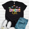 Cute Birthday Girl, Birthday Announcement, Birthday Party Shirt, Premium Soft Tee Shirt, 2x, 3x, 4x Plus Size Available