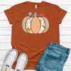 Beautiful Fall Burlap And Plaid Pumpkin, Cute Fall Shirt, Premium Soft Unisex Tee, Plus Size 2x, 3x, 4x Available